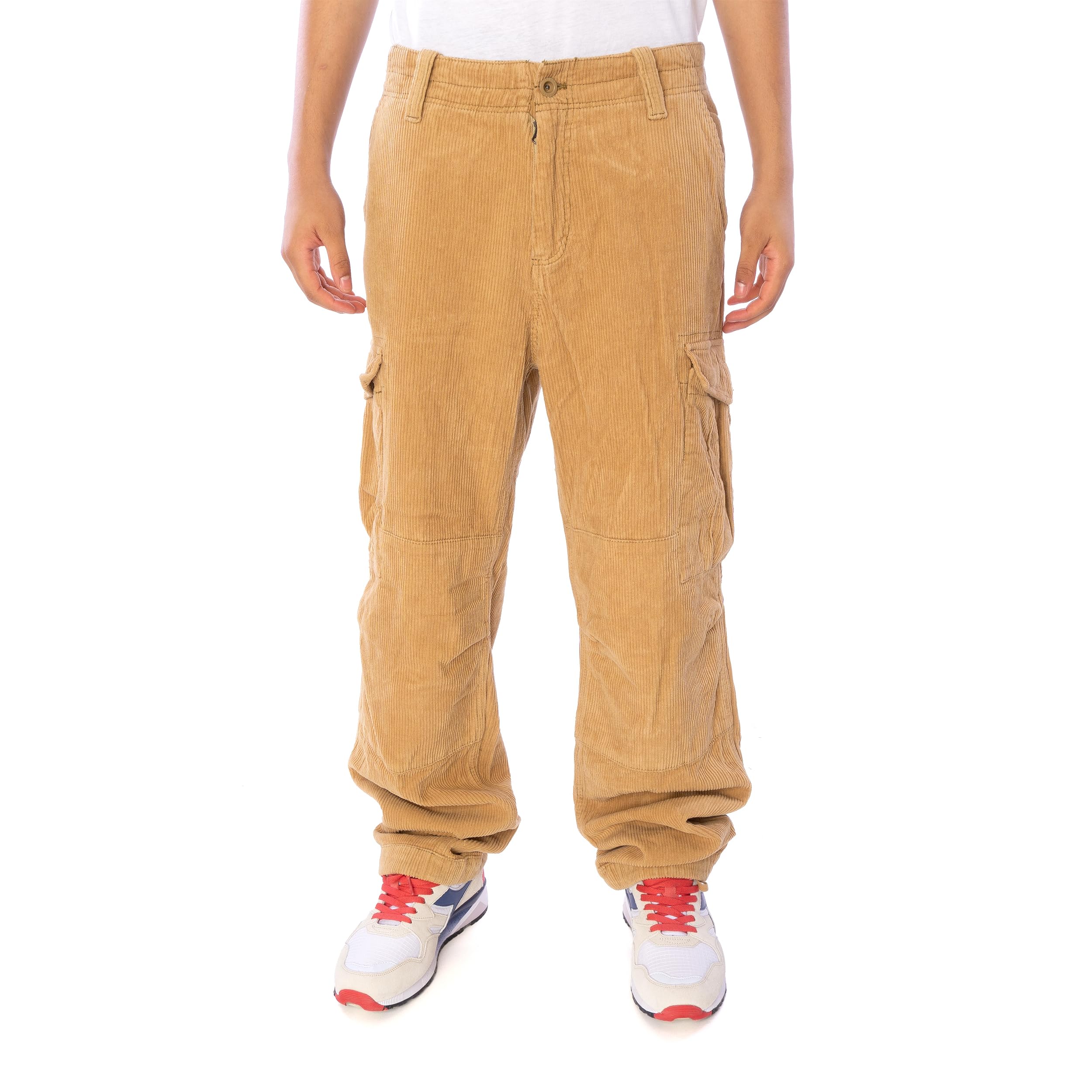 Jet Lag 22-944 Cord Hose Herren Cargohose (DE/NL/SE/PL, Bundweite & Schrittlänge, 36, 32, Regular, beige)