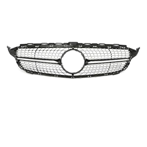 Frontgrills Für Benzs W205 2019 2019+ Renngrills Auto Frontgrill Für GTR Für Diamant Für AMG Stil Oberer Stoßstangengrill Front Bumper Grille(Diamond B Without)