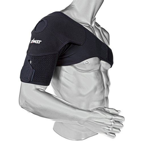 Zamst Shoulder Wrap Schulterkompresse zur dynamischen Stabilisation schwarz schwarz S