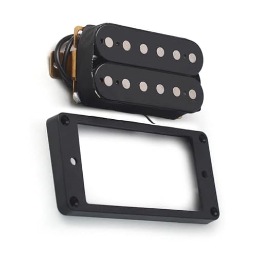 1pc 6 String E-gitarre Humbucker Pickup Mit Installation Rahmen Gitarre Zubehör Single-Coil-Tonabnehmer (Color : Bridge)