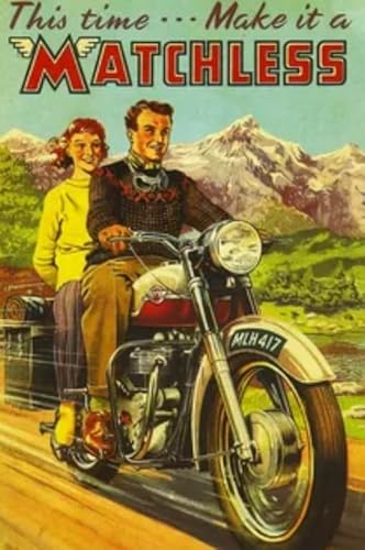 HfmQuisutron Jigsaw Puzzle 1000 Teile Retro Motorrad Kunst Poster Holzpuzzle Für Holz Erwachsene Spielzeug Dekompression Spiel Ka21Qp