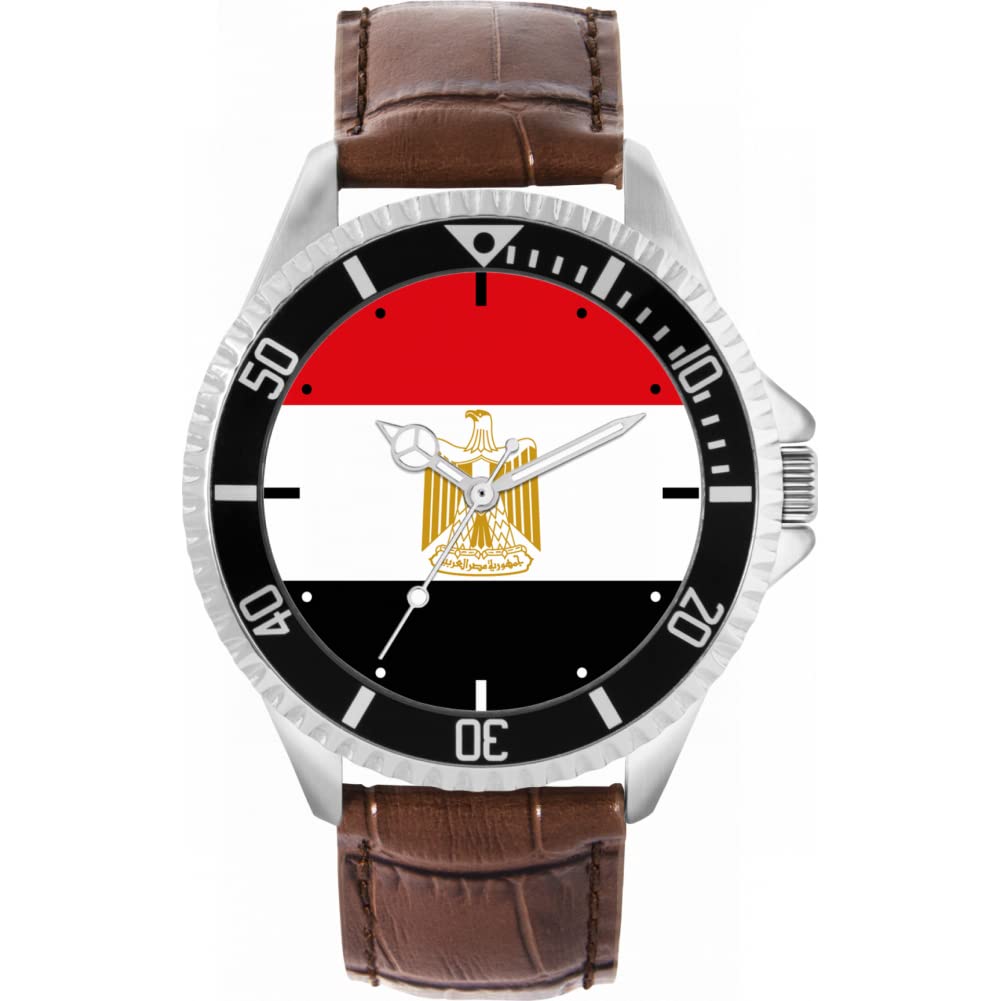 Toff London Ägypten-Flaggen-Uhr