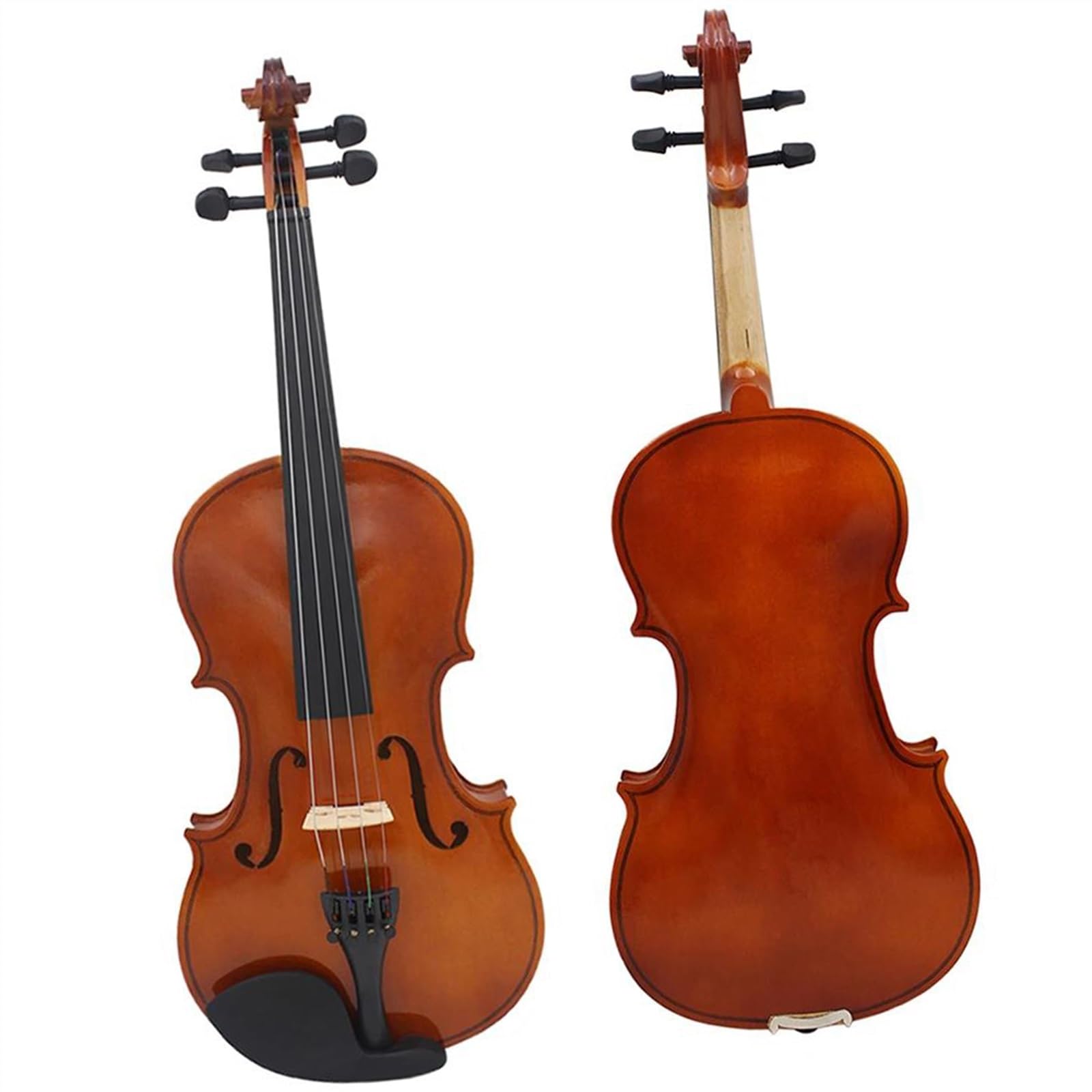 Standard Violine 4/4 3/4 Violine Natur Massivholz Akustik(1-4 Violin)