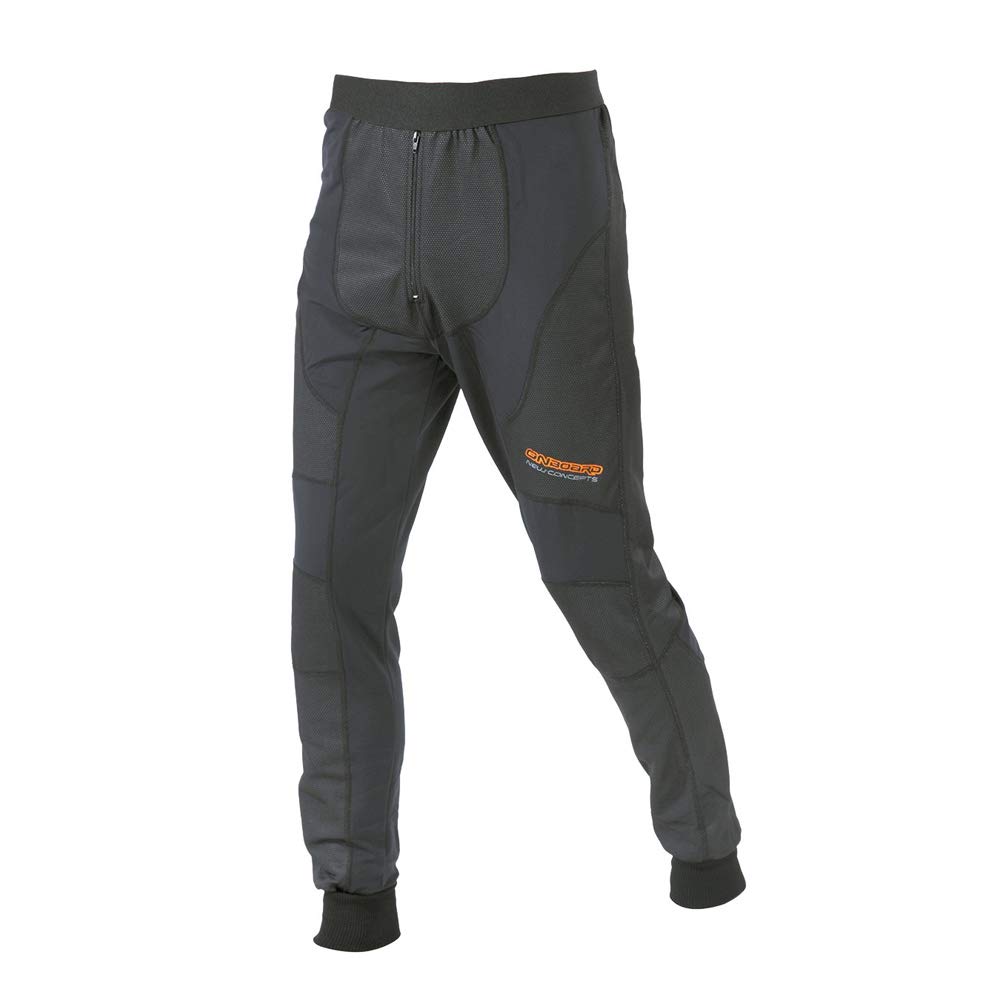 ON BOARD Anatomic Thermo-Hose, Unisex, M, Schwarz/Orange