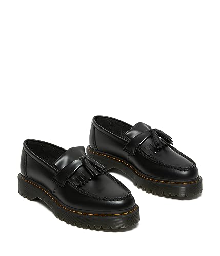 Dr. Martens Unisex Loafer Bootsschuh, Black Smooth, 44 EU