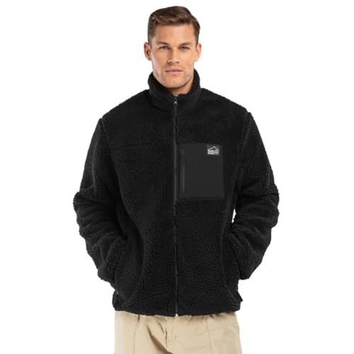 SIROKO - Sherpa Jacke Blackcomb - XL - Schwarz