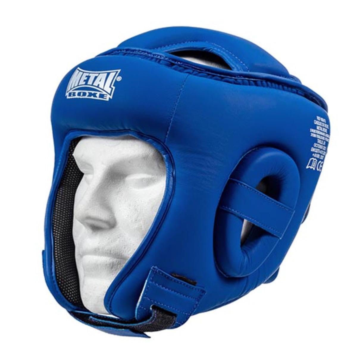 METAL BOXE Für Erwachsene, Unisex Casque Compétition Bleu Senior Kampfsporthelme, blau, Erwachsenengröße