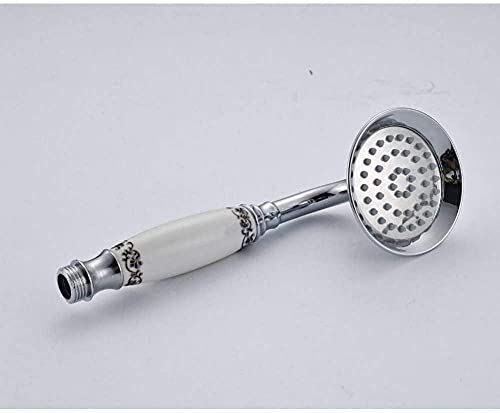 YIHANSS Duschkopf Duschkopf Duschfilter Power-Duschkopf Duschkopf Hochdruck-Handbrause Duschkopf Verchromter Druck-Handbrausekopf Badewanne Runder Handbrausekopf