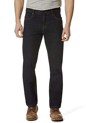 HERO BY JOHN MEDOOX Hero Denver Regular Straight Rigid Jeans, 38W / 34L, Dark Blue