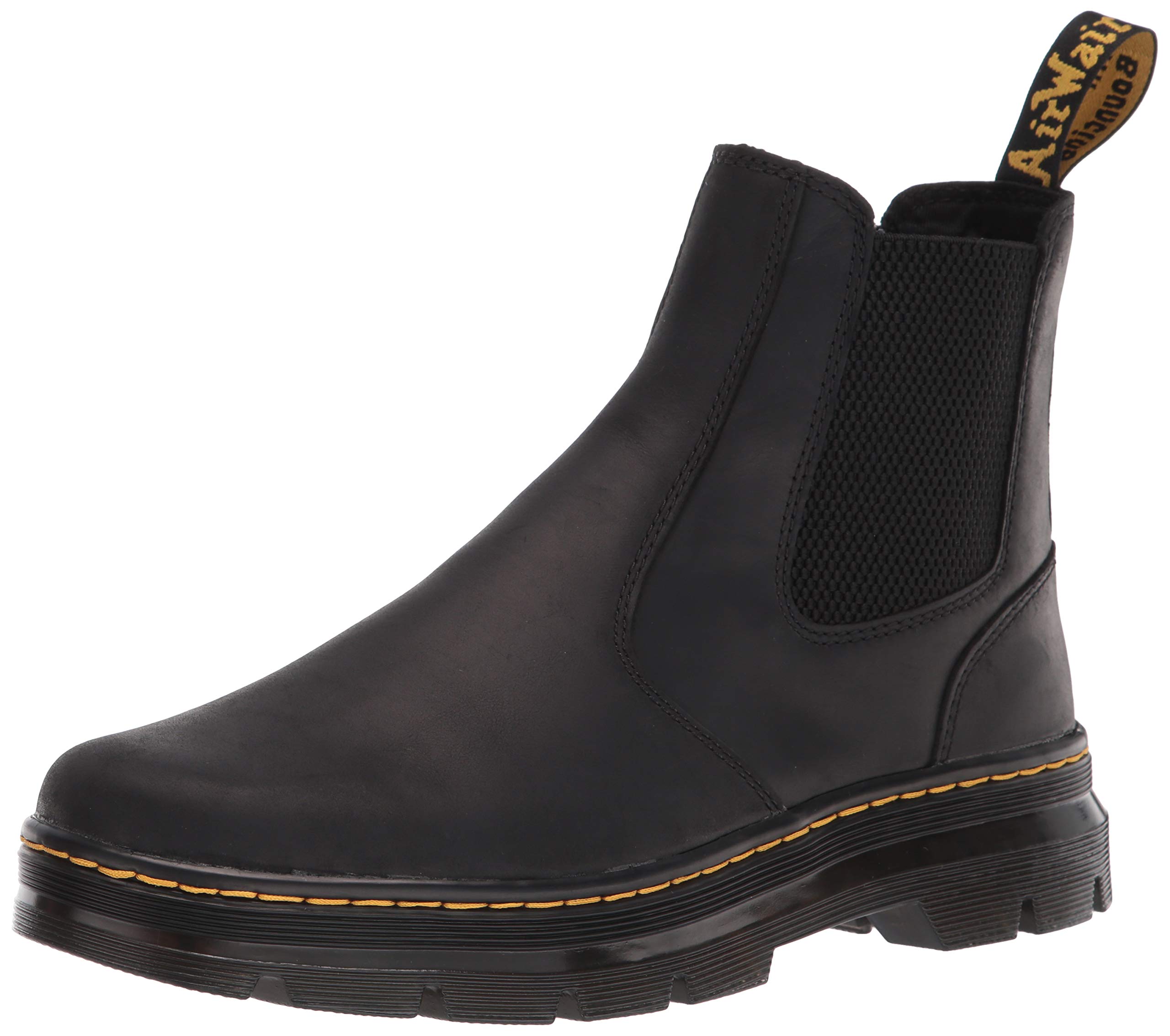 DR MARTENS Unisex 8 Eye Boots, Black Wyoming, 44 EU