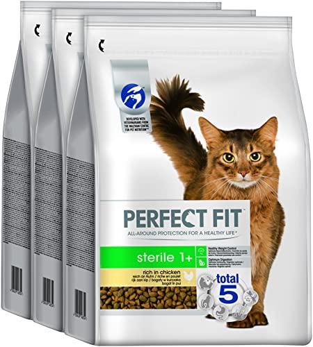 PERFECT FIT Katze Beutel Sterile 1+ mit Huhn 3 x 2.8kg