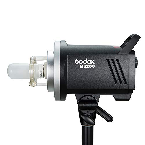 Godox MS200 Studio Strobe 200W GN58 5600K Bowens Mount Monolight, eingebautes Godox 2.4G-Funksystem, 150W-Einstelllampe, hervorragende Ausgangsstabilität, Anti-Vorblitz-Funktion