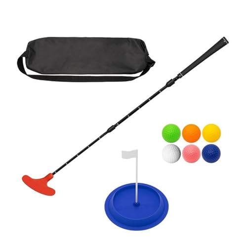 JTQYFI Zwei Wege Putter Mit Golfball Und Putting Scheibe Verstellbare Länge Kinder Putter Für Rechts/Linkshänder