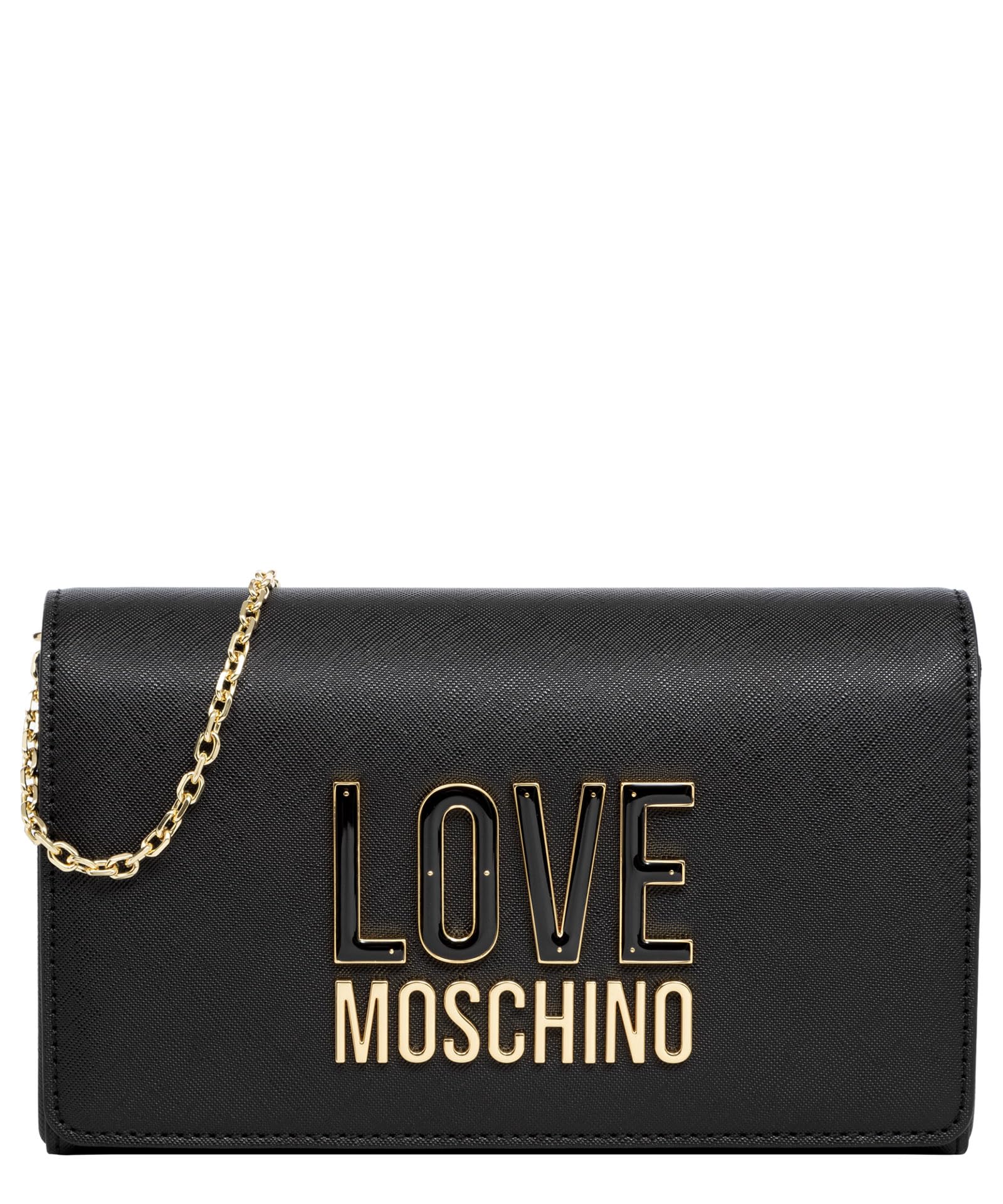 Love Moschino damen jelly logo Umhangetasche black