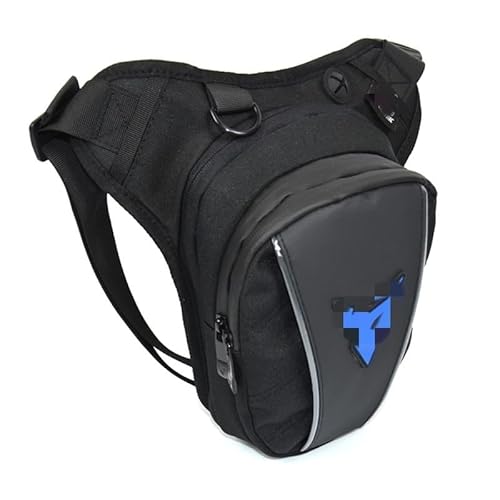 Leg Bag Motorrad Motorrad Oberschenkeltasche Multifunktionale Motorrad-Drop-Bein-Seitentasche, wasserdichte Motorradtasche, Outdoor-Freizeit-Hüfttasche, Motorrad, Motorrad(Blue)