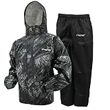 FROGG TOGGS Herren Classic All-Sport Wasserdicht Atmungsaktiv Regenanzug Regenbekleidung, Realtree Fishing Black, Small