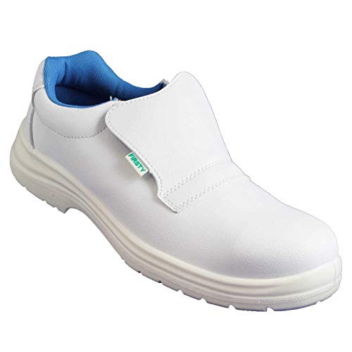 K&G ARDON S2 VALI Arbeitsschuhe Küchenschuhe Kochschuhe Weiß Koch Schuhe mit Schutzkappe Laborschuhe Unisex (42)