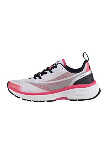 FILA Damen EXOWAVE WMN Laufschuh, Whisper White-Rouge Red-Iron Gate, 36 EU