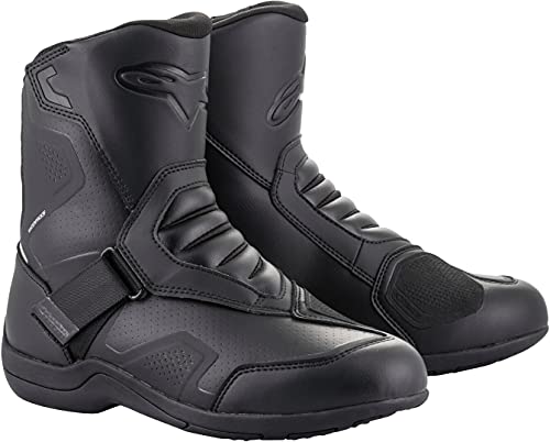 Motorradstiefel Alpinestars Ridge V2 Waterproof Boots Black Black, 47 EU