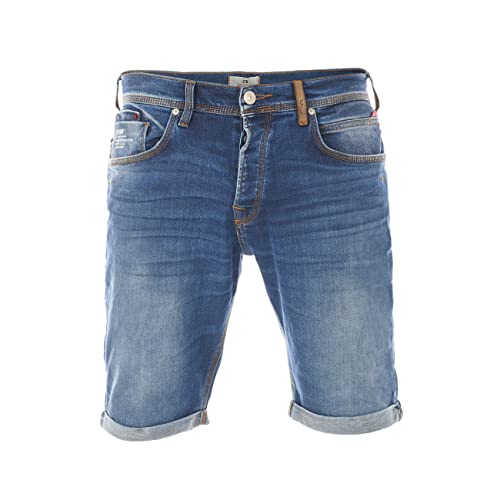 LTB Herren Jeans Bermuda Corvin Slim Fit Shorts Baumwolle Denim Kurz Short Blau Dunkelblau Schwarz S M L XL XXL 3XL 4XL 5XL, Größe:S, Farbe:Bulky Wash (52249)