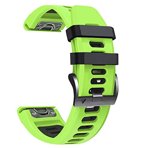 OPKDE Smart-Silikon-Schnellverschluss-Uhrenarmband für Garmin Fenix 7, 7X, 5, 5X, 6, 6XPro, 22, 26 mm, 26mm Fenix 6X 6XPro, Achat