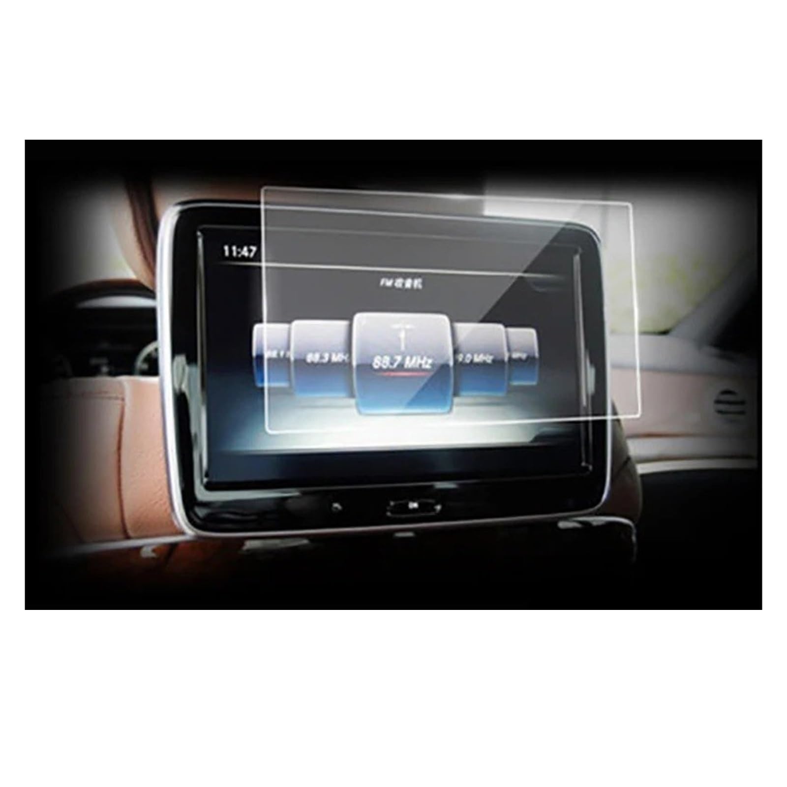 Für Benz Für S-Klasse W221 W222 S350L-S500 2014-2017 Auto-GPS-Navigationsfolie LCD-Bildschirm Schutzfolie Aus Gehärtetem Glas Navigation Schutzfolie Navigations-Displayschutz(3)