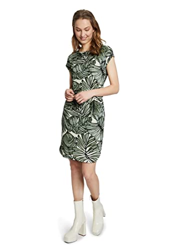 Cartoon Damen 1468/7368 Kleid, Cream/Khaki, 34