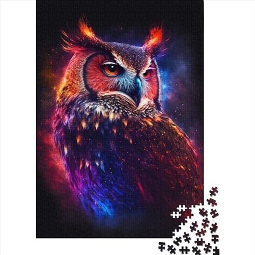 Star Owl Puzzles für Erwachsene und Teenager. Schwierige, anspruchsvolle Puzzles mit 500 Teilen eignen ganze Familie und die (Größe: 52 x 38 cm)