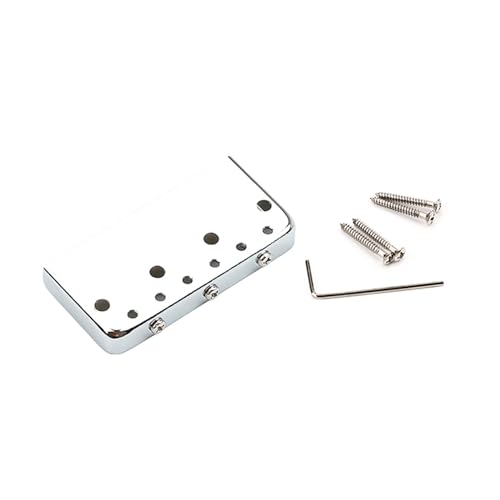 XINGLIDA E-Gitarre Brücke E-Gitarre Feste Brücke Pickup Bridge Set 6 Saiten Brückenplatte E-Gitarre Brücke Sets