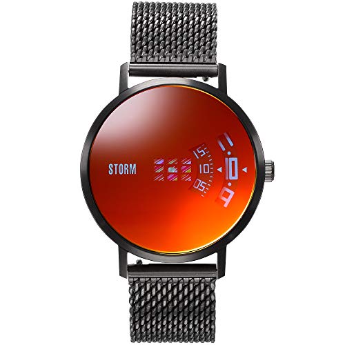 Storm Herrenuhr Remi V2 Mesh Slate Red Edelstahl 47460/SL/R