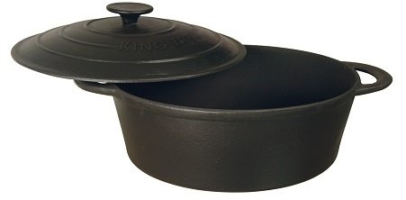 Kinghoff 's KH-2255 Schmortopf, Gusseisen, 29 x 21 x 11 cm, 3,9 l