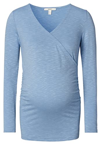 Langarmshirt Umstandslangarmshirts blau Gr. 44 Damen Erwachsene