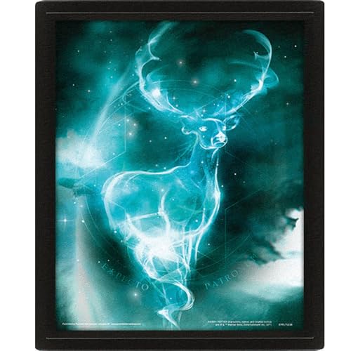 Wizarding World Harry Potter 'Expecto Patronum' 3D-lentikular Poster,10 x 8 inch