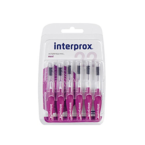 Interprox Interdentalbürsten lila maxi 6 Stück, 6er Pack (6x 6 Stück)