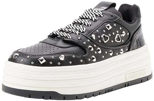 Love Moschino Damen Ja15396g1hial0a Sneaker, Nero, 35 EU