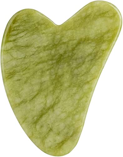 Gua sha Scraper Board Natural Gouache Scraper Jade Massage for Gesicht Hals Rücken entspannen Sie Chinesische traditionelle Schönheit Gua Sha SPA Detox Tool Guasha Massage Massage Tool Set (Color : G