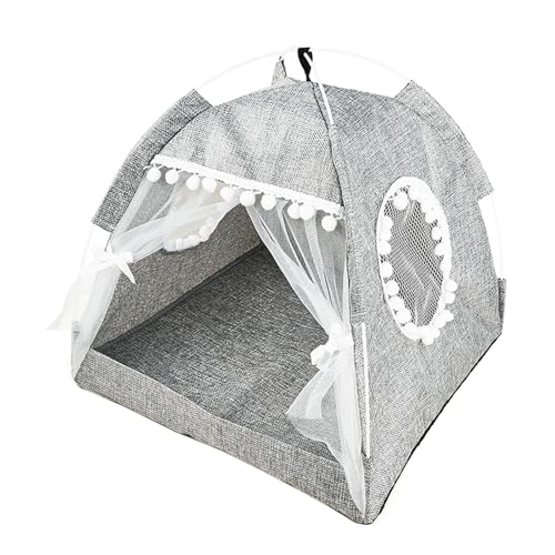 KAKASEA Haustier-Tipi-Hundebett für Hunde, Outdoor, Camping, Ruhezelt, tragbar, leicht, Welpen-Haustierzelt