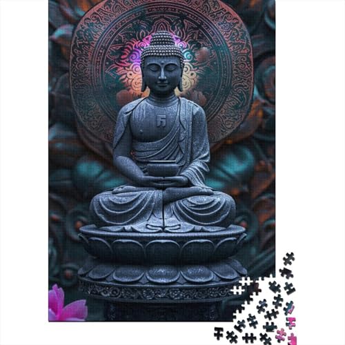 Buddha-Puzzles, Puzzles für Erwachsene und Jugendliche, schwierige und anspruchsvolle Puzzles mit 500 Teilen, schwierige und anspruchsvolle Puzzles mit 500 Teilen 20,47x14,96 Zoll