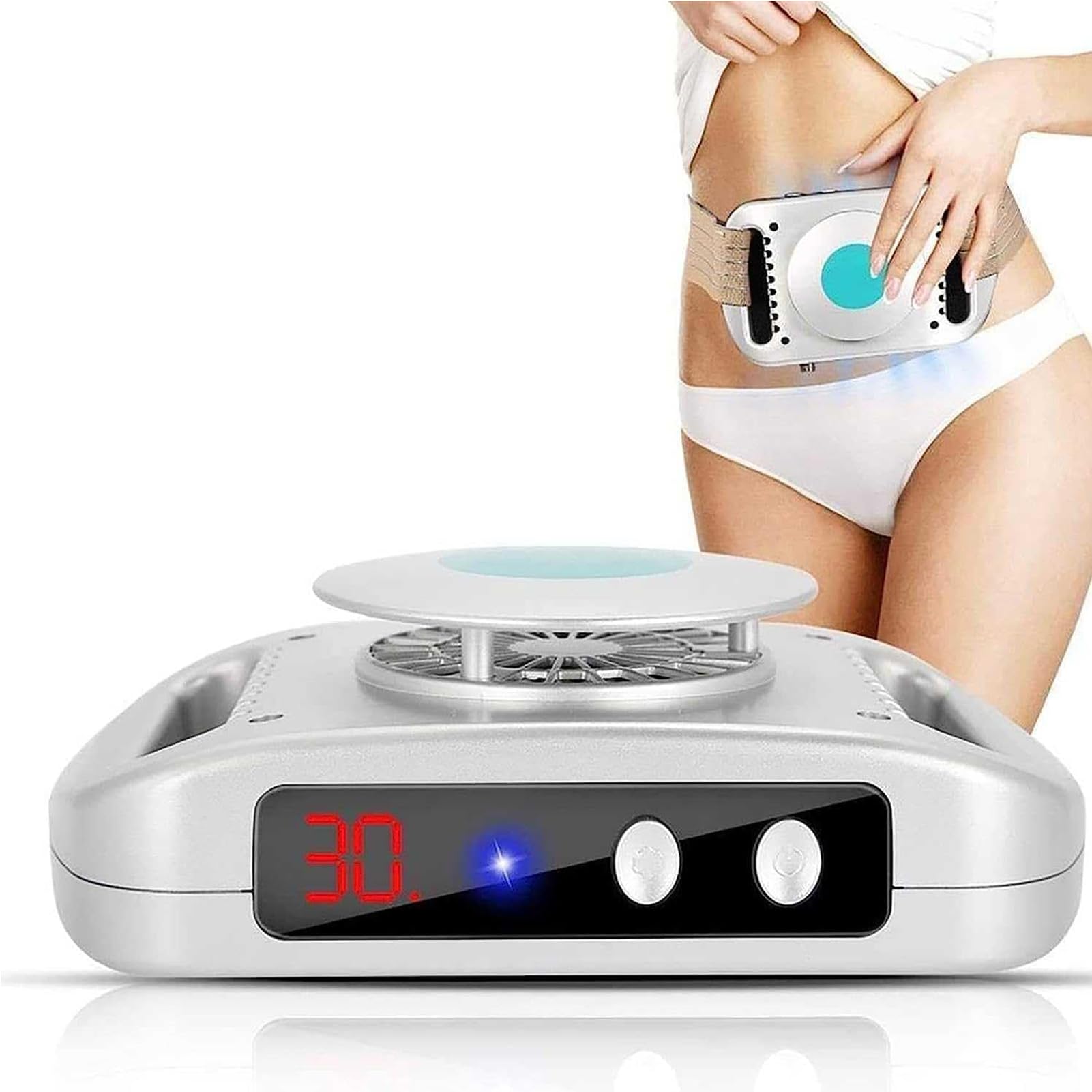 LESBJFDM Cryolipolysis Maschine Fettverbrenner Gürtel Tragbare Gefrierfett Abbau Maschine, Körper Formende Maschine, Bauch Abnehmen Fett Massage Abbau Gewichtsverlust