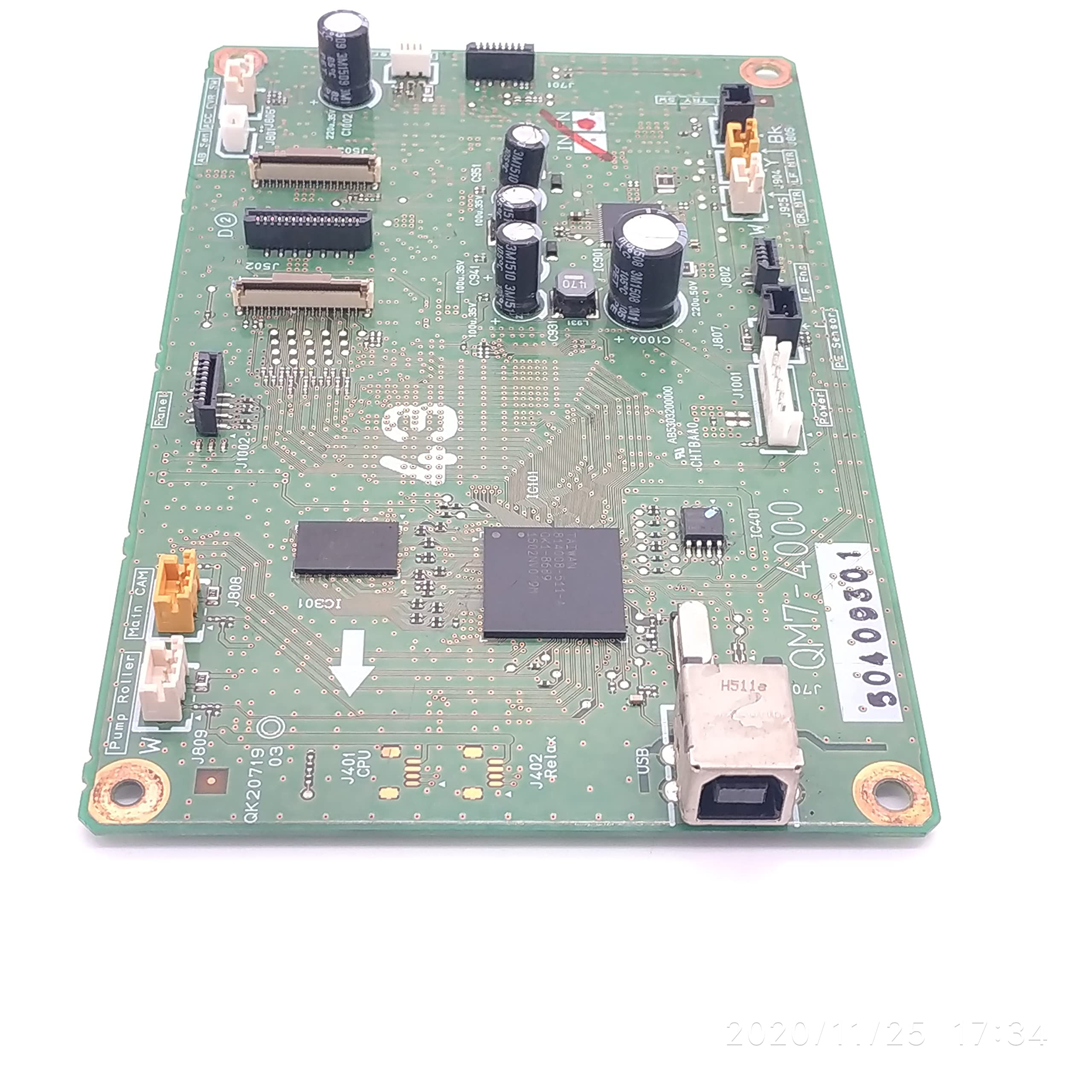 【Druckerzubehör】 QM7-4000 Hauptplatine Motherboard kompatibel für Canon IP7280 PGI-850 CLI-851 Druckerteil Druckerzubehör