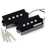 ZENGXUE 4 Saiten PB Elektrische Bassgitarre Pickup Vier Saiten P Bass Pickups Humbucker Tonabnehmer Set