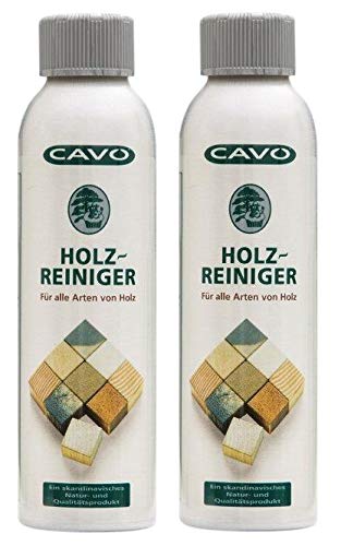 CAVO Holzreinger für alle Holzarten 2er-Pack (=2x250ml) Konzentrat