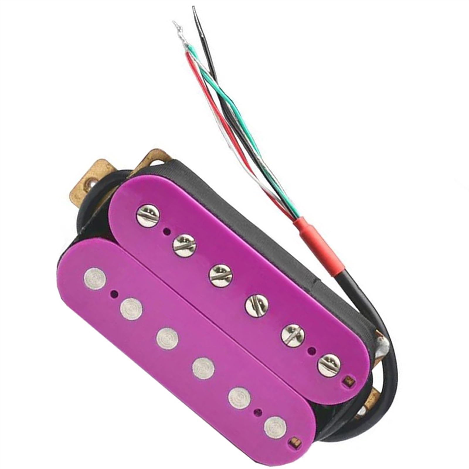 DAYKET Lila E-Gitarre Humbucker Hals Pickup Vier Verhalten mit Schild Gitarrenteile Single-Coil-Tonabnehmer