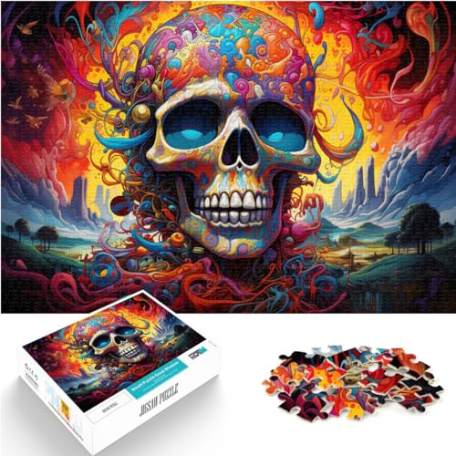 Puzzle für farbige Fantasy-Monster, 1000 große Teile, Puzzle für Erwachsene, schwierige Holzpuzzles, schwere Puzzles für Frauen und Männer, 1000 Teile (50 x 75 cm)