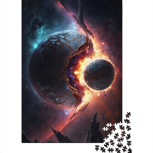 Colors of Space Planet Puzzles für Erwachsene und Teenager. Schwierige, anspruchsvolle Puzzles mit 500 Teilen, ganze Familie und die (Größe: 52 x 38 cm)