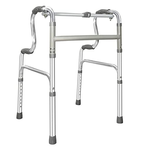 Faltbarer Standard-Walker,leichte Ergonomische Griffe,einstellbar,faltbar,kompaktes Faltbares Design Für Senioren 4,7 Ft-6 Ft,bis Zu 335 Lbs