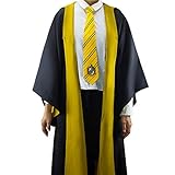 Cinereplicas Harry Potter - Hogwarts Robe Hufflepuff - XS/Kids - Official License