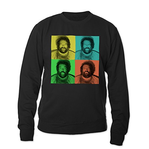 Bud Spencer Herren B.Joe Fotoautomat Sweatshirt (schwarz) (XXL)