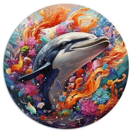 Puzzles Delphin-Puzzles 1000 Teile 67,5 x 67,5 cm Lernspielzeug Spielzeug Puzzles Lernspiele Stressabbau-Puzzles