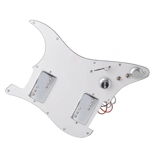 Standard-Pickguard-Tonabnehmer SSH-Schlagbrett-Tonabnehmer für E-Gitarre mit Singlecut-Verkabelung und vorverdrahteter Doppelspulenbaugruppe